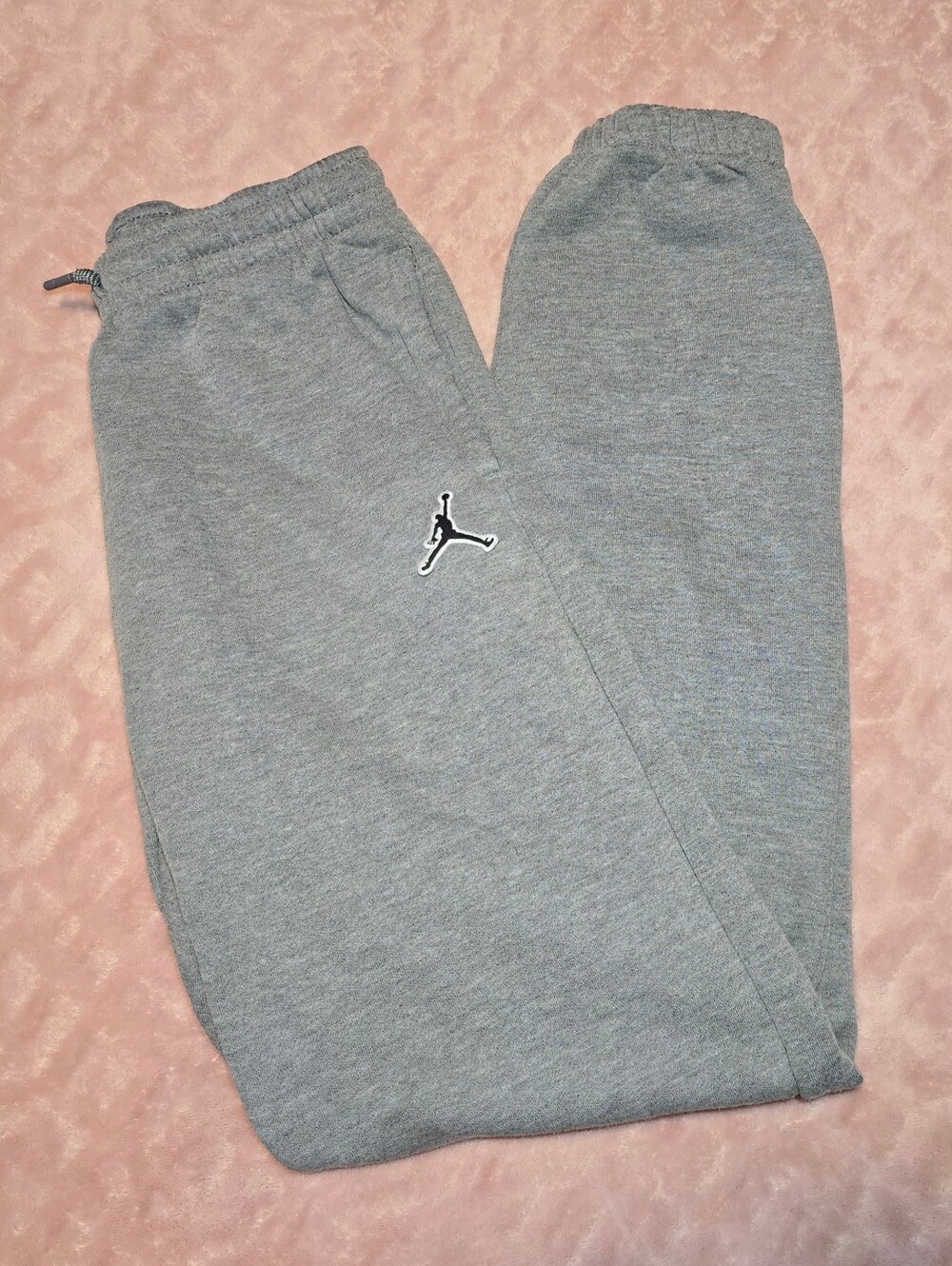 Nike Air Jordan Fleece Sweatpants Boys Size XL 13-15 Yrs Grey Jogger Bottoms